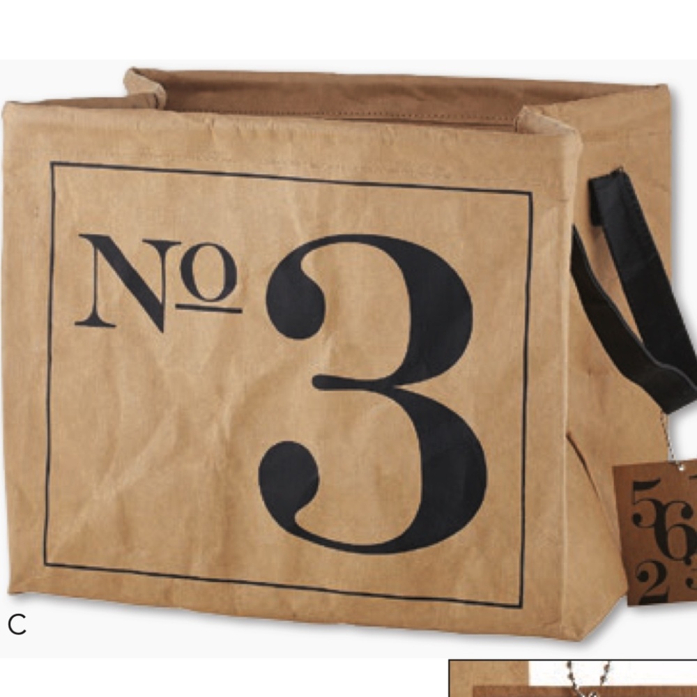 SANTA BARBARA DESIGN: NO 3 Washable Sturdy Storage Tote / Shopper / Organizer